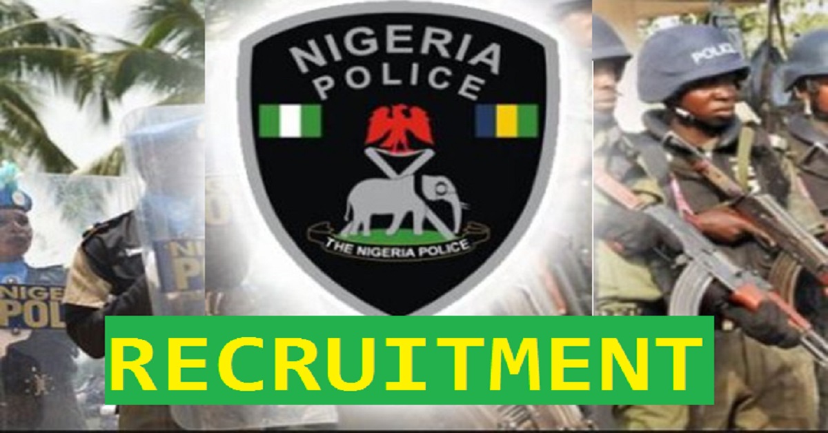 Apply Fresh 2022 Recruitment Into The Nigeria Police Force