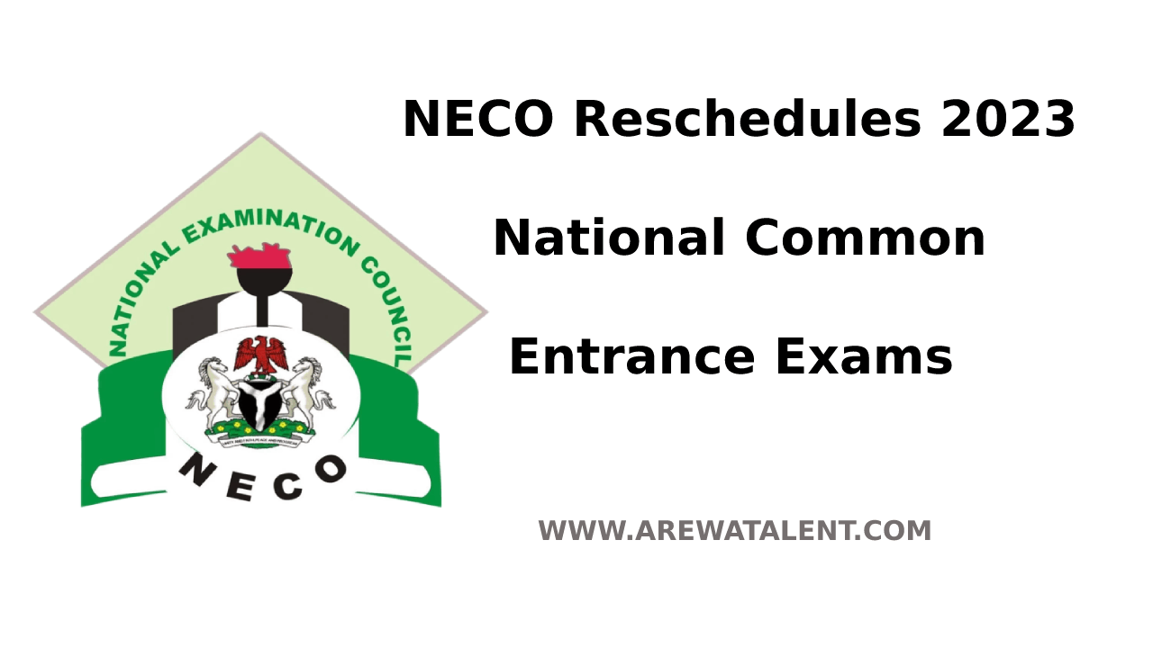 The National Examinations Council (NECO) said it has rescheduled the 2023 National Common Entrance Examinations (NCEE) to Saturday, 3rd June 2023.