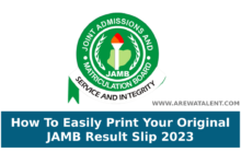 How To Easily Print Your Original JAMB Result Slip 2023