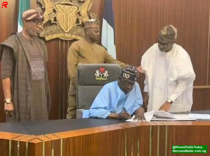 Just in: President Bola Ahamd Tinubu signed into law interest-free student loan bill