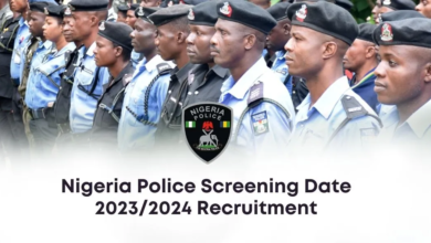 Nigeria Police Screening Date 20232024 Recruitment