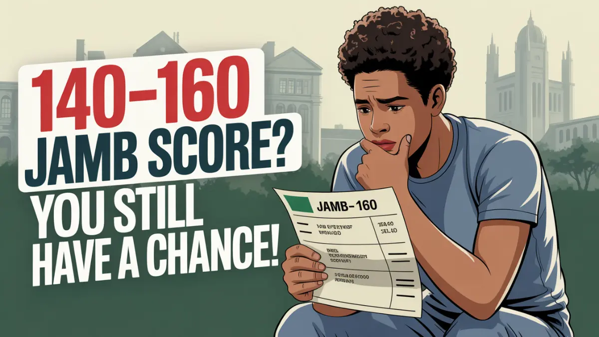 Scored 140–160 in JAMB 2026?